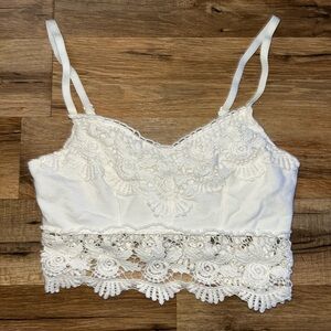 Garage Lace Crop Top XS